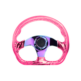 6-Hole 326mm Vip Pink Neo Spoke Steering Wheel
