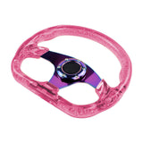 6-Hole 326mm Vip Pink Neo Spoke Steering Wheel