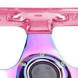 6-Hole 326mm Vip Pink Neo Spoke Steering Wheel