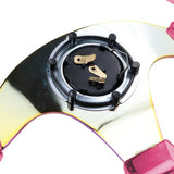6-Hole 326mm Vip Pink Neo Spoke Steering Wheel
