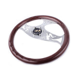 Genuine Wood Grain Steering Wheel 15inch 380mm