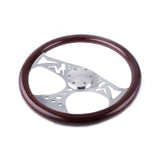 Genuine Wood Grain Steering Wheel 15inch 380mm