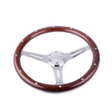 Genuine Wood Steering Wheel Classic 15inch 380mm