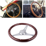 Genuine Wood Steering Wheel Classic 15inch 380mm