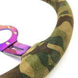 Universal Suede Leather Camo Steering Wheel