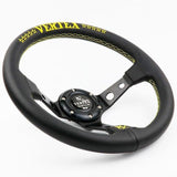 Vertex Steering Wheel Yellow Stitch 10 Star