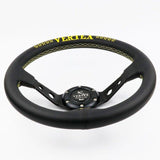 Vertex Steering Wheel Yellow Stitch 10 Star