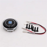 Silver ND 14inch Real Leather Steering Wheel