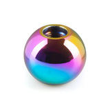 Weighted Round 5 Speed Shift Knob Flat Top