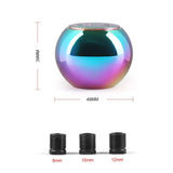 Weighted Round 5 Speed Shift Knob Flat Top