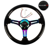 350mm 14" Universal Racing Steering Wheel Black