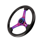 350mm 14" Universal Racing Steering Wheel Black