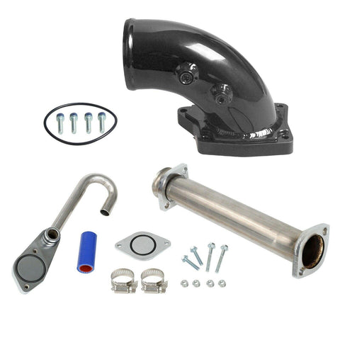 6.0L EGR Delete Kit & Intake Elbow For 03-07 Ford F250 F350 F450 F550