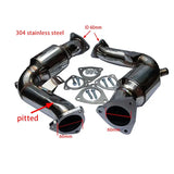 Downpipe Exhaust For S4 S5 A7 A8 B8 Q5 SQ5 3.0 TFSI V6