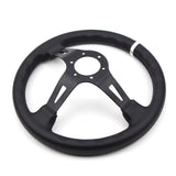 Full Speed Steering Wheel Leather Deep Dish 13"