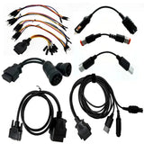 Inline 6 Plus Heavy Duty Data Link Adapter OBD2 Cable: Truck Diagnostic Scanner Tool for Cummins Insite