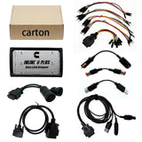 Inline 6 Plus Heavy Duty Data Link Adapter OBD2 Cable: Truck Diagnostic Scanner Tool for Cummins Insite