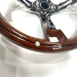 Wood Peach Steering Wheel 14 Inch