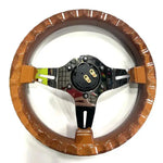 Wood Peach Steering Wheel 14 Inch