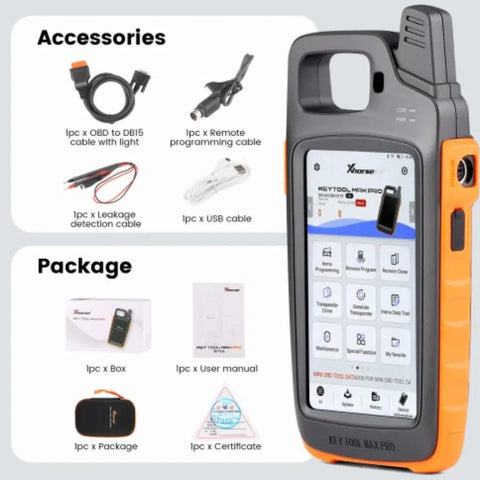 Xhorse VVDI Key Tool Max Pro Mini OBD Tool Function Support