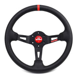 Full Speed Steering Wheel Leather Deep Dish 13"