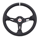 Full Speed Steering Wheel Leather Deep Dish 13"