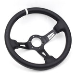 Full Speed Steering Wheel Leather Deep Dish 13"