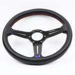 ND Leather Carbon Fiber Frame Steering Wheel