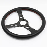 ND Leather Carbon Fiber Frame Steering Wheel