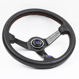 ND Leather Carbon Fiber Frame Steering Wheel