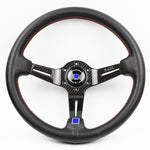 ND Leather Carbon Fiber Frame Steering Wheel