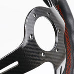 ND Leather Carbon Fiber Frame Steering Wheel