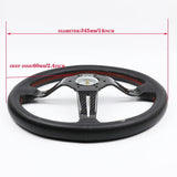 ND Leather Carbon Fiber Frame Steering Wheel