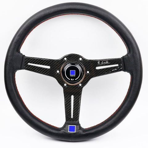 ND Leather Carbon Fiber Frame Steering Wheel