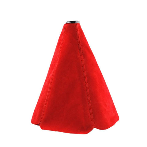 Red Suede Gear Shift Boot Cover