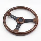 Torino Steering Wheel Wooden Flat 14"